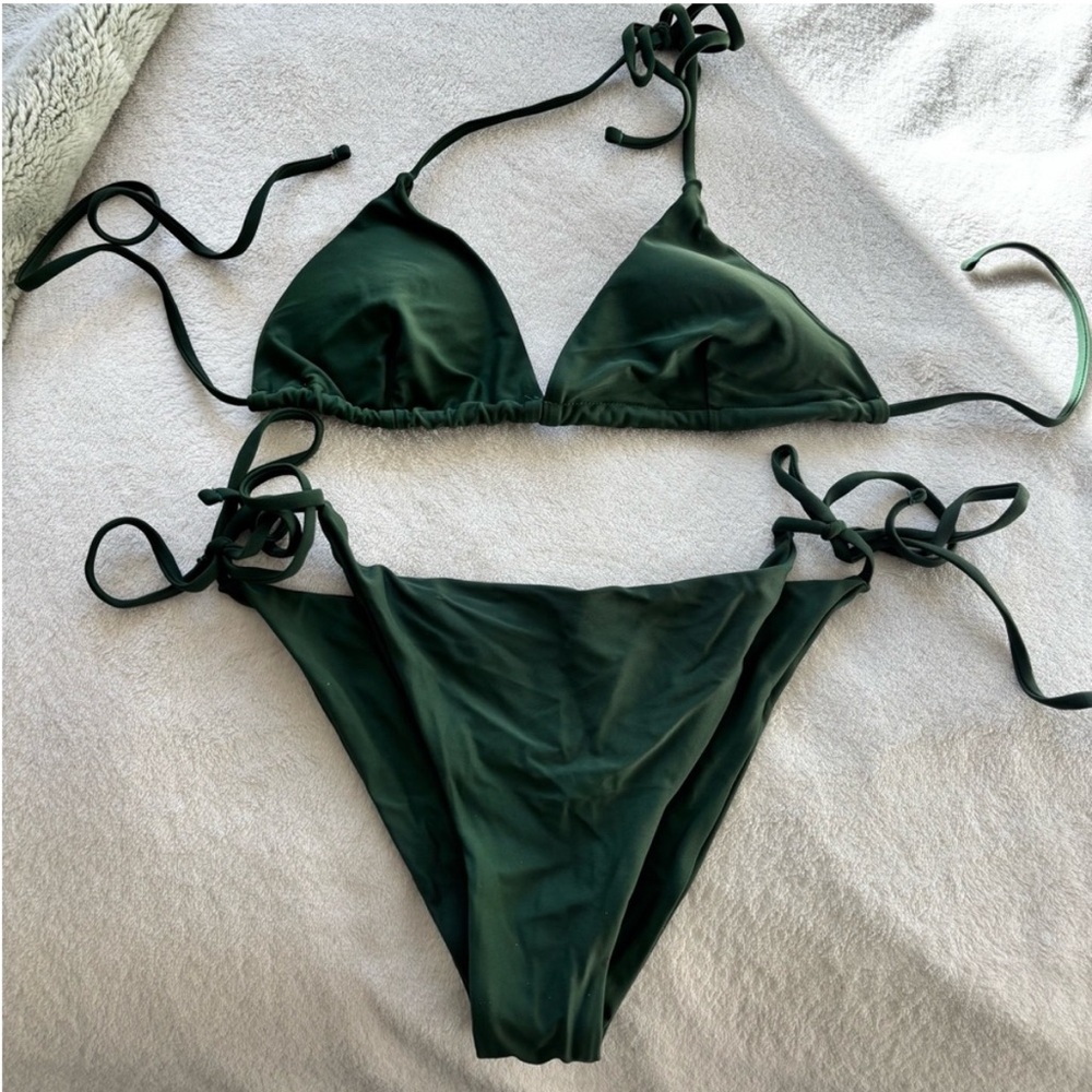 Green Shein Bikini, Size Medium